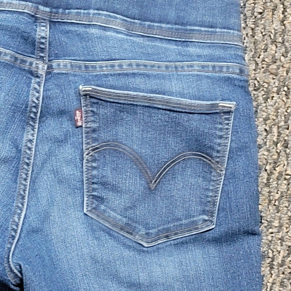 Levi's Stretch Waistband Denim Jeggings Stretch Waistband Jeans Size 29 - Picture 12 of 14